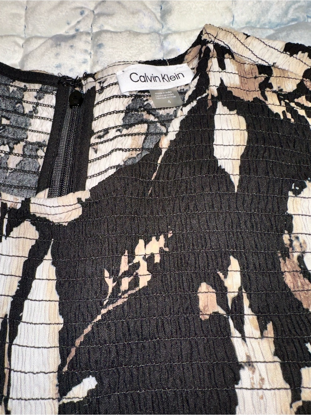 Calvin Klein Black Floral Wide-Leg Sleeveless Jumpsuit - Picture 3 of 8